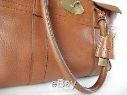 Mulberry Vintage Bayswater Bag Oak Tan Leather Used