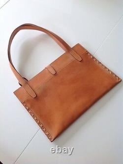 Mulberry Vintage Tan Saddle Leather A4 iPad / Document Case