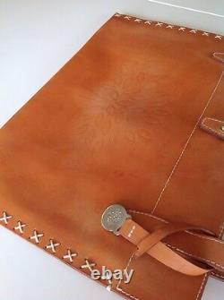 Mulberry Vintage Tan Saddle Leather A4 iPad / Document Case