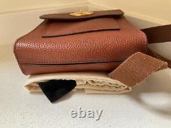 Mulberry oak grained veg tanned leather small Antony crossbody shoulder bag