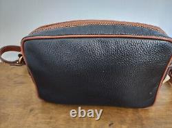 NEW Vintage Coach 4217 BLACK/TAN Leather CHARLESTON Bag Crossbody Bag Purse USA