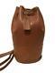 NICE Vintage Coach British Tan Leather Small Bixby Sling Bag Purse 9984 USA WOW