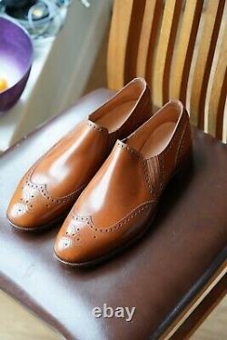 NOS Vintage Bespoke Edward Green Loafers Size 10.5/11 Antique Tan Calf