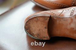 NOS Vintage Bespoke Edward Green Loafers Size 10.5/11 Antique Tan Calf