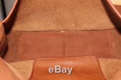 Near EXCELLENT Vintage COACH Tan LARGE XL Messenger Carrier Bag Travel USA 9800