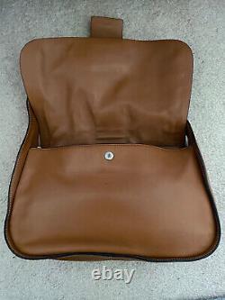 Never used vintage Prada butterscotch tan leather shoulder bag