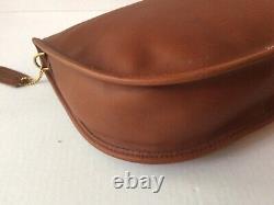 New Coach Vintage British Tan Lightweight Leather Swinger Bag Purse 4040 USA