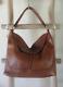 New Frye Distress British Tan Leather ML Flap Cover Hobo Vintage Look