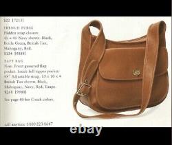 New, Vintage Coach Taft bag 9980, British Tan
