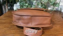 Nwot Vintage Coach British Tan Leather Berkley Hippie Bag 9988 Handbag Crossbody