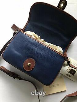 Nwt Coach Vintage Sheridan Leather Navy/british Tan Bag Purse 4225 USA