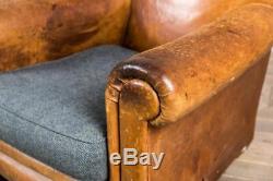 Pair Of Vintage Leather Armchairs Two 1920 Leather Armchairs Tan Leather