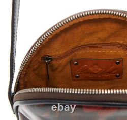 Patricia Nash SCAFATI Canteen-Shaped Crossbody Bag-Vintage Tan Tooled$189