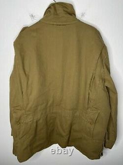 Polo Ralph Lauren XXL Reversible Brown Hunting Shooting Jacket RRL VTG Coat Tan