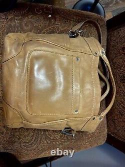RARE Abercrombie & Fitch Vintage Leather Cross Body Bag Tan