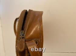 RARE Vintage Marley Hodgson Ghurka No 14 Oasis Tan Leather Bag Crossbody
