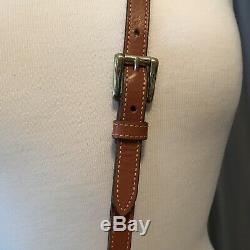 RARE Vintage New With Tag Dooney and Bourke Big Duck Crossbody Bag, IVORY/TAN