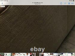 RETRO/vintage mid century tan leather patchwork daybed/SOFA 1970s HABITAT 6ft 2