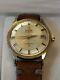 Rare 1966 Omega Constellation Champagne Dial Pie Pan 18k Gold Capped Cal561