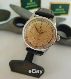 Rare Vintage Rolex Tudor Oyster Devon Silver Dial Manual Wind Man's Watch