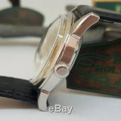 Rare Vintage Rolex Tudor Oyster Devon Silver Dial Manual Wind Man's Watch