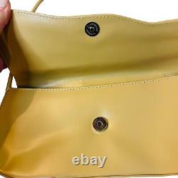 SALVATORE FERRAGAMO Tan Beige Shoulder Bag Vintage 90s Made In Italy