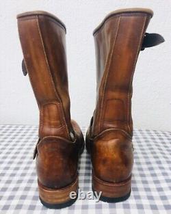 SENDRA Boots Ladies TAN LEATHER Size 38 EUR Goodyear welt vintage RRP £299.00