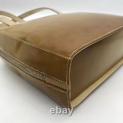 Salvatore Ferragamo Vintage Tan Ombré Leather Shoulder Bag