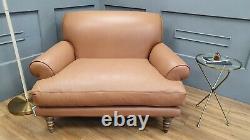 Sofa. Com Saturday Loveseat in Tan Vintage Leather RRP £1935