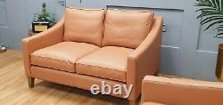 Sofa.com Iggy 2 Seater Sofa in Tan Vintage Leather RRP £2700