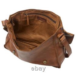 Soft Vintage Leather Travel Holdall Duffel Overnight Laptop Bag Bag