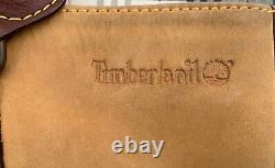 TIMBERLAND Handbag Tan/Brown Suede & Leather MEDIUM zip top vintage RRP £390