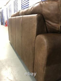 The Vintage Tanning Company By Halo Brown Leather Two Seater Sofa