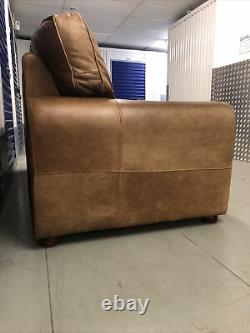 The Vintage Tanning Company By Halo Brown Leather Two Seater Sofa