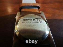 Tiffany & Co Fairchild LED watch vintage solid gold wristwatch watch BEAUTIFUL