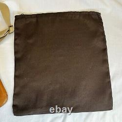VTG Mulberry Tan Pebbled Leather Adjustable Crossbody Brass Zippered Bag Purse