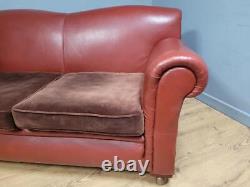 Vintage 2 Seater Faux Leather Tan Sofa Tan Vinyl Settee Vintage Cool Day Bed