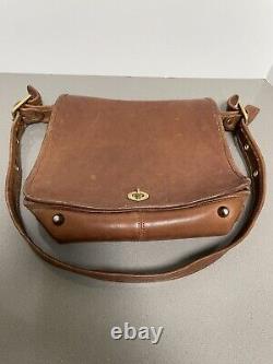 Vintage BONNIE CASHIN Coach'Stewardess' Bag Tan Leather Made in New York, 1970s