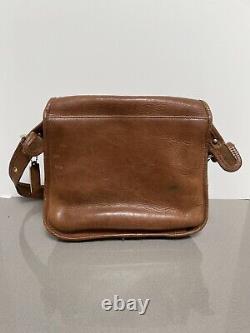Vintage BONNIE CASHIN Coach'Stewardess' Bag Tan Leather Made in New York, 1970s
