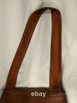 Vintage Bonnie Cashin for Meyers Leather Shoulder Bag EUC 60s Saddle Tan