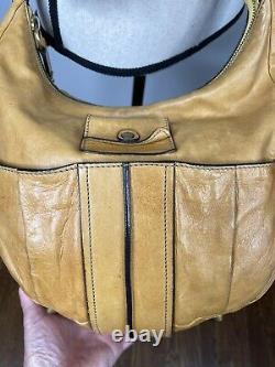 Vintage CHLOE Heloise tan Leather bag HOBO braided shoulder strap purse