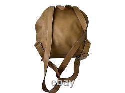 Vintage COACH 9569 Legacy Leather Drawstring Backpack Tan Camel Brown Bag