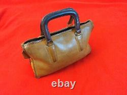 Vintage COACH Tan Leather Slim Satchel Compact Made In New York City Bag