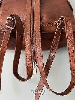 Vintage C. U. I. R. KH Veritable Leather Backpack Bag