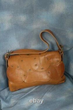 Vintage Clement Ribeiro Tan Leather Bag Preloved