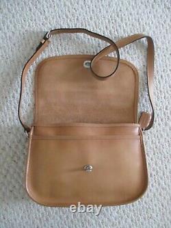 Vintage Coach 9790 City Bag Tan Leather Handbag
