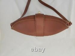 Vintage Coach 9948 British Tan Nottingham Binocular Shoulder Bag Purse EUC