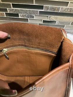 Vintage Coach 9965 Legacy Trail Small Flap Leather Handbag British Tan
