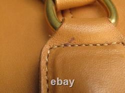 Vintage Coach Bag Laurel Clam Shell in Camel Tan Leather Crossbody Purse