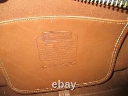 Vintage Coach British Tan Leather Crossbody / Clutch Handbag Double Strap #1155